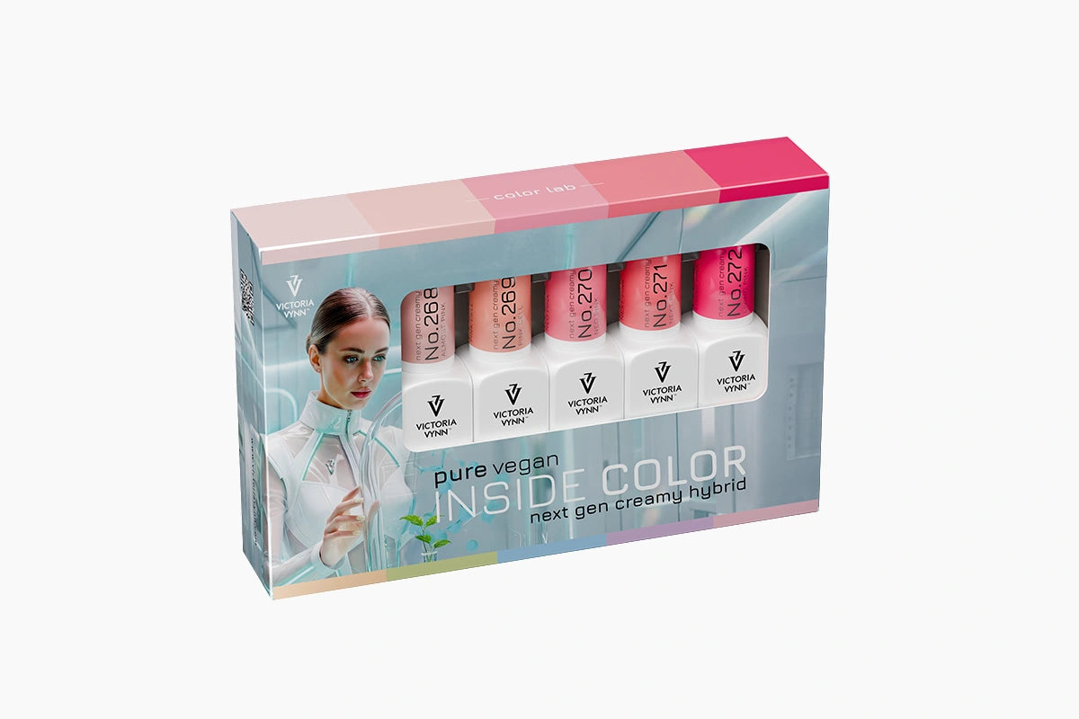 5PACK PURE VEGAN INSIDE COLOR PINK 268-272