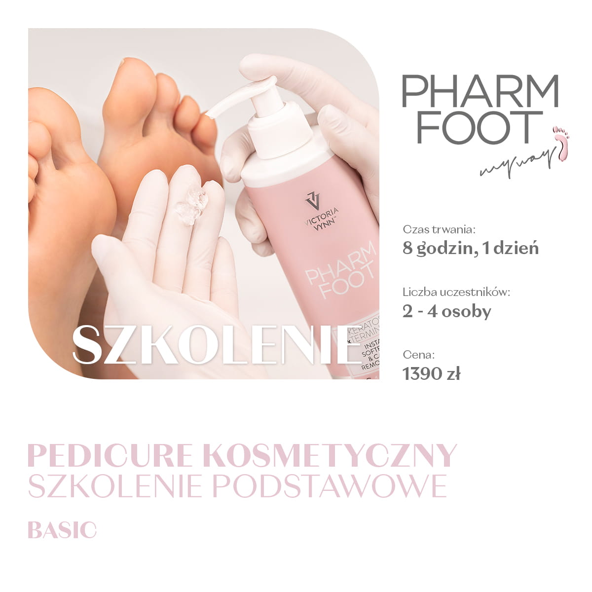 Szkolenie PEDICURE KOSMETYCZNY BASIC
