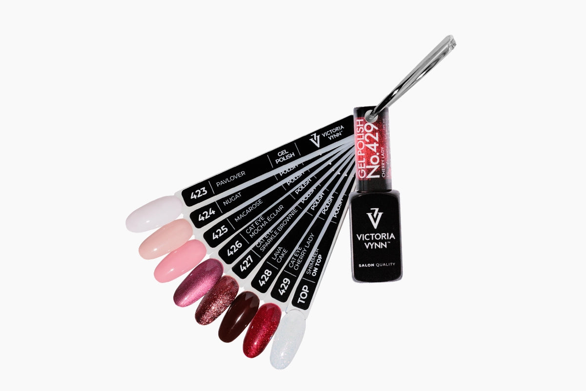 COLOR CHART Gel Polish 423 - 429 + On Top