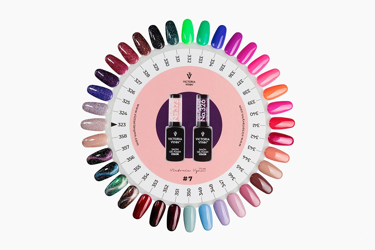 COLOR CHART 07 Gel Polish 323-358