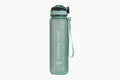 WATER BOTTLE WITH STRAW Green
