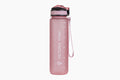 WATER BOTTLE WITH STRAW Pink