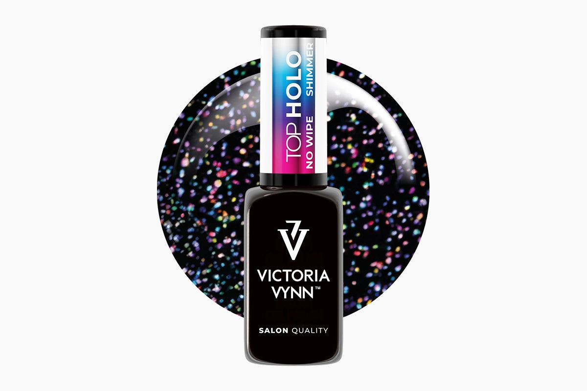 GEL POLISH TOP Shimmer Holo No Wipe 8 ml
