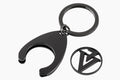 SHOPPING CART TOKEN KEYCHAIN Black