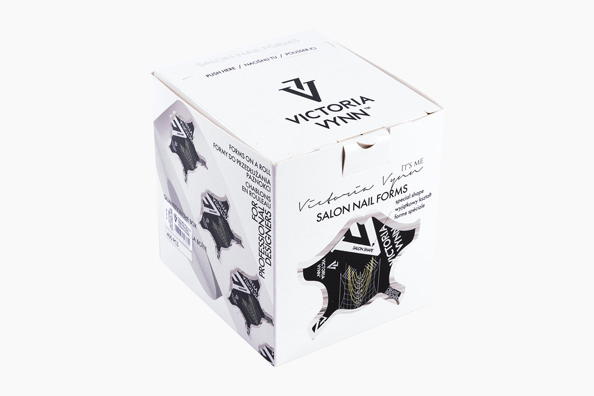 SALON NAIL FORMS BLACK 100 pcs