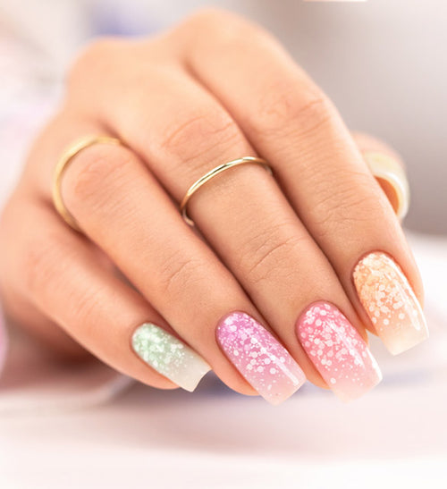 Colorful, juicy pastel nails stylings for summer
