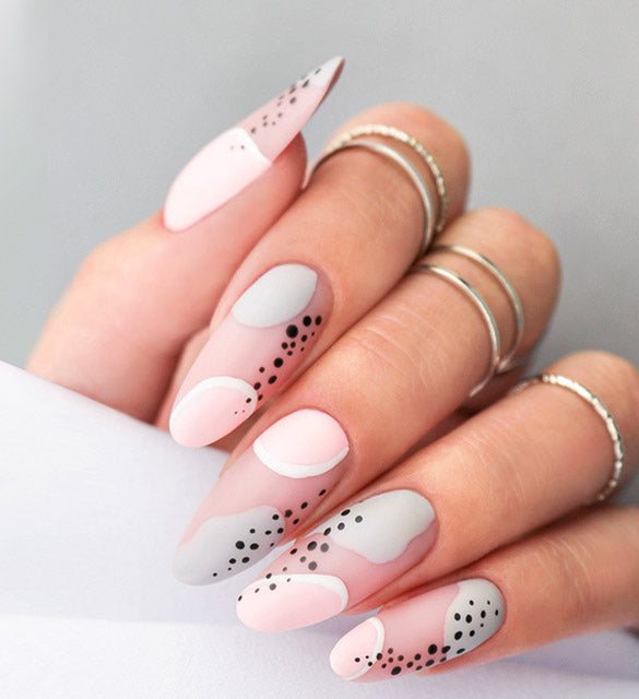Original spring nail manicure