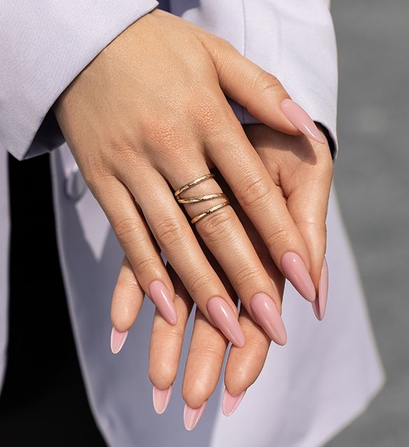 Natural look manicure