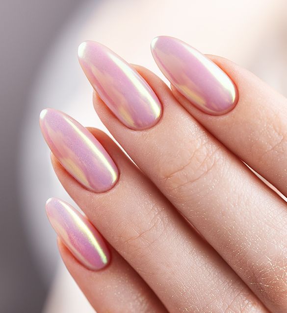 Nail styling – classic mermaid effect