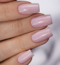 Natural colors and intricate specks manicure