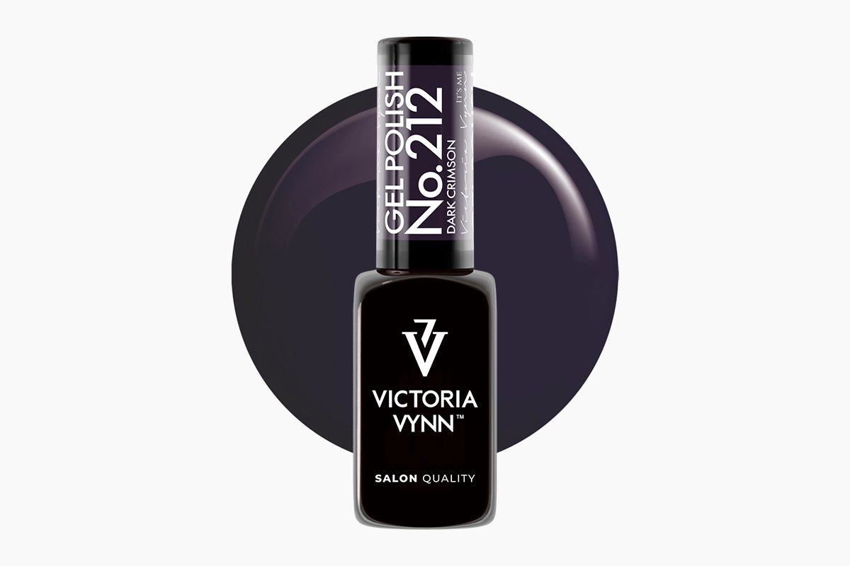 GEL POLISH 212 Dark Crimson 8 ml