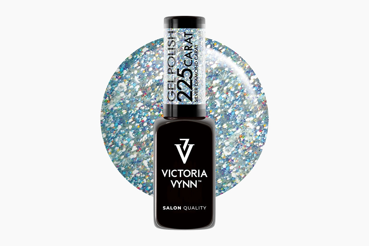 GEL POLISH 225 Carat Silver Diamond 8 ml