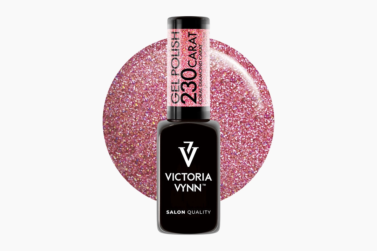 GEL POLISH 230 Coral Diamond Carat 8 ml