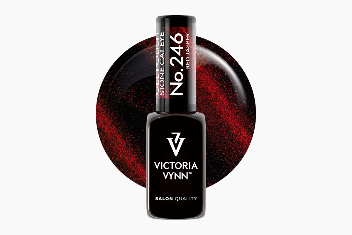 GEL POLISH 246 Cat Eye Red Jasper 8 ml