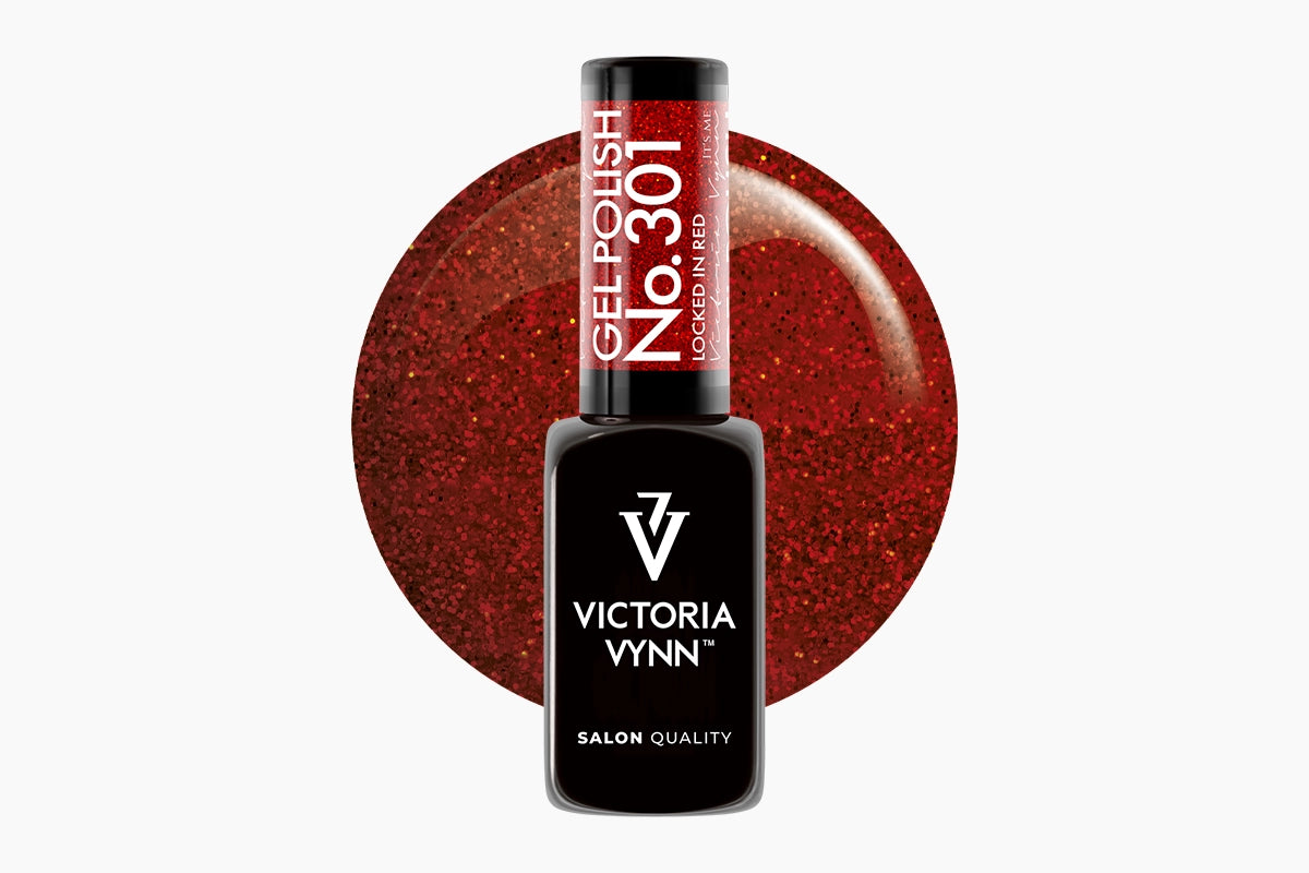 GEL POLISH 301 Locked in Red 8 ml