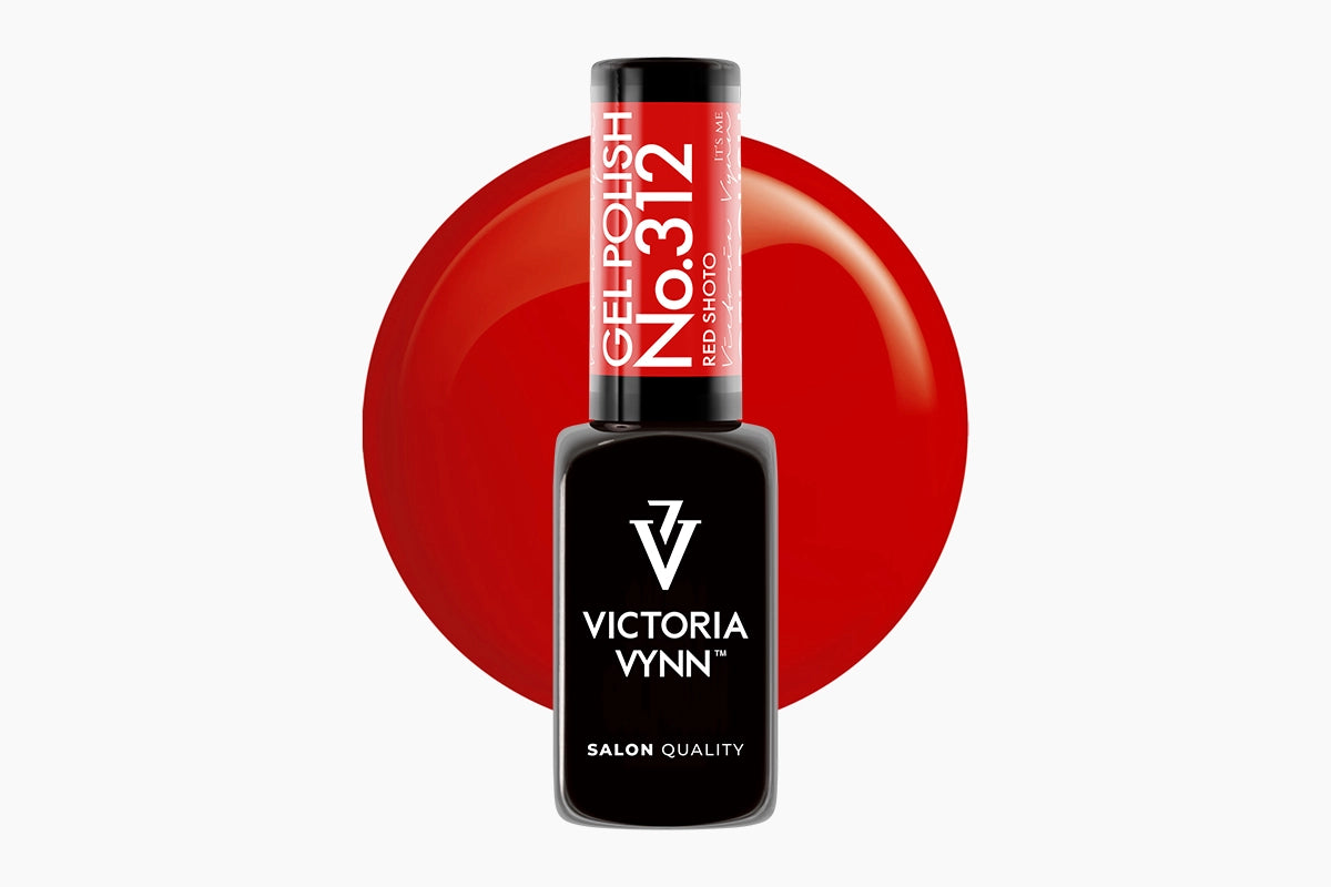 GEL POLISH 312 Red Shoto 8 ml