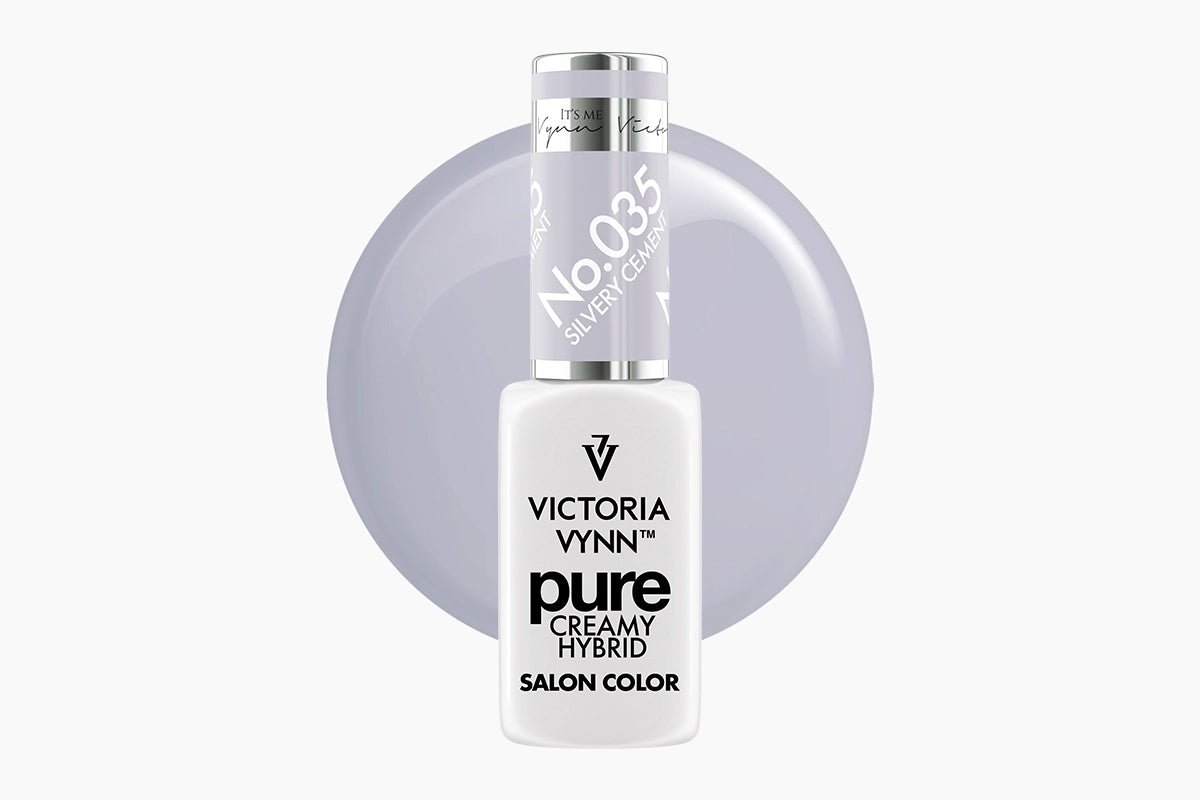 PURE CREAMY HYBRID 035 Silvery Cement 8 ml