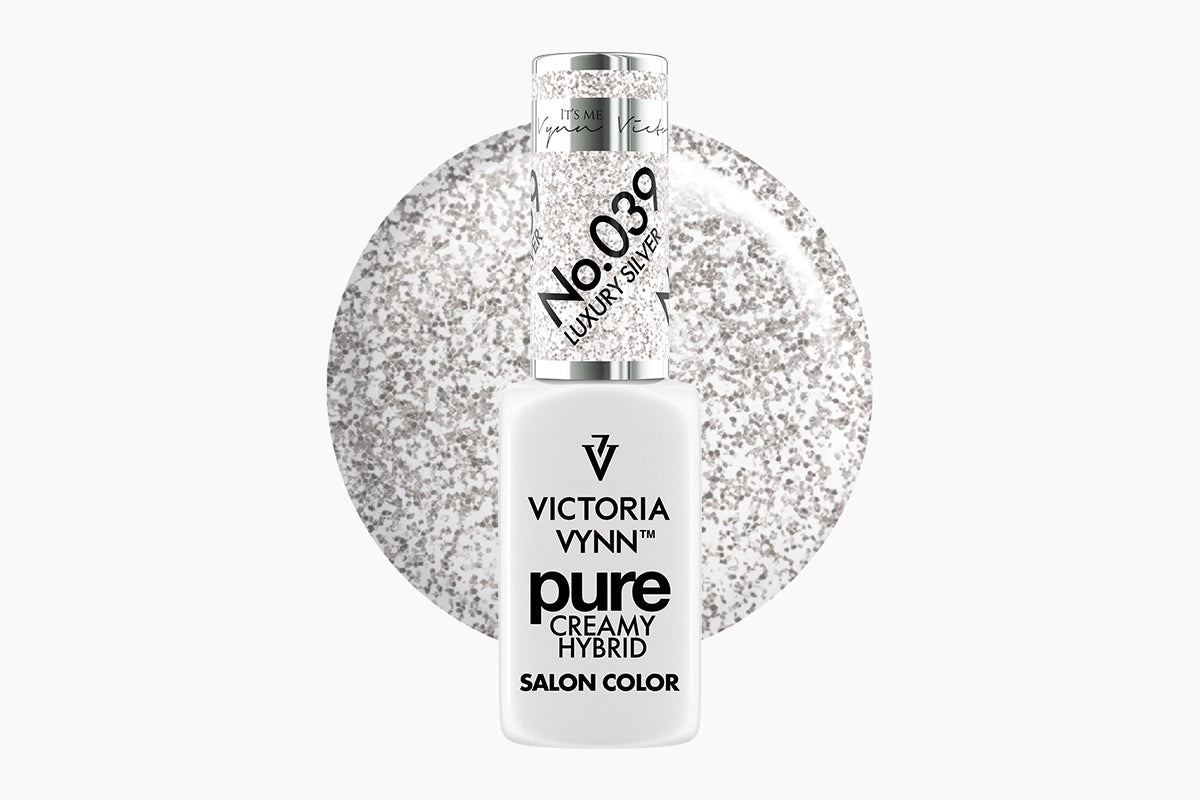 PURE CREAMY HYBRID 039 Luxury Silver 8 ml