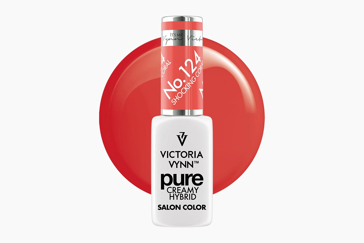 PURE CREAMY HYBRID 124 Shocking Coral 8 ml