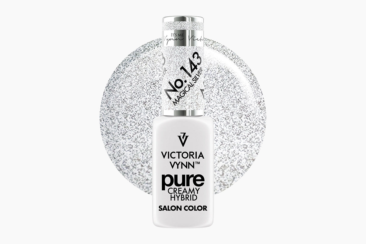 PURE CREAMY HYBRID 143 Magical Silver 8 ml