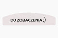 NAIL FILE 180/240 MINI 04 Do zobaczenia 25 pcs