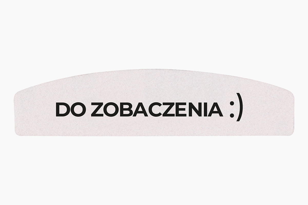 NAIL FILE 180/240 MINI 04 Do zobaczenia 25 pcs