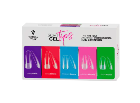 Soft gel tips set with Short Round