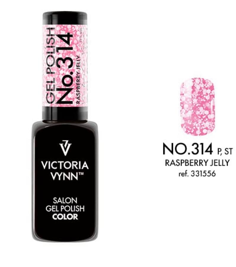 Gel Polish 314 Raspberry Jelly 8  ml