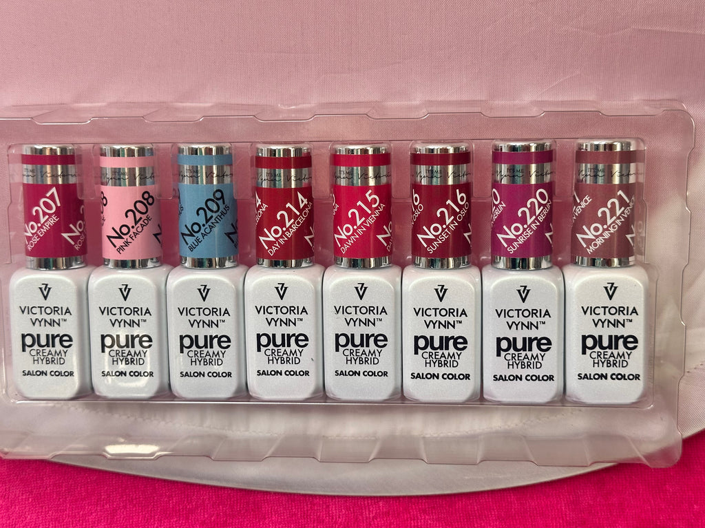 Pure Creamy Gel polish set 8 pcs Cities Vibe