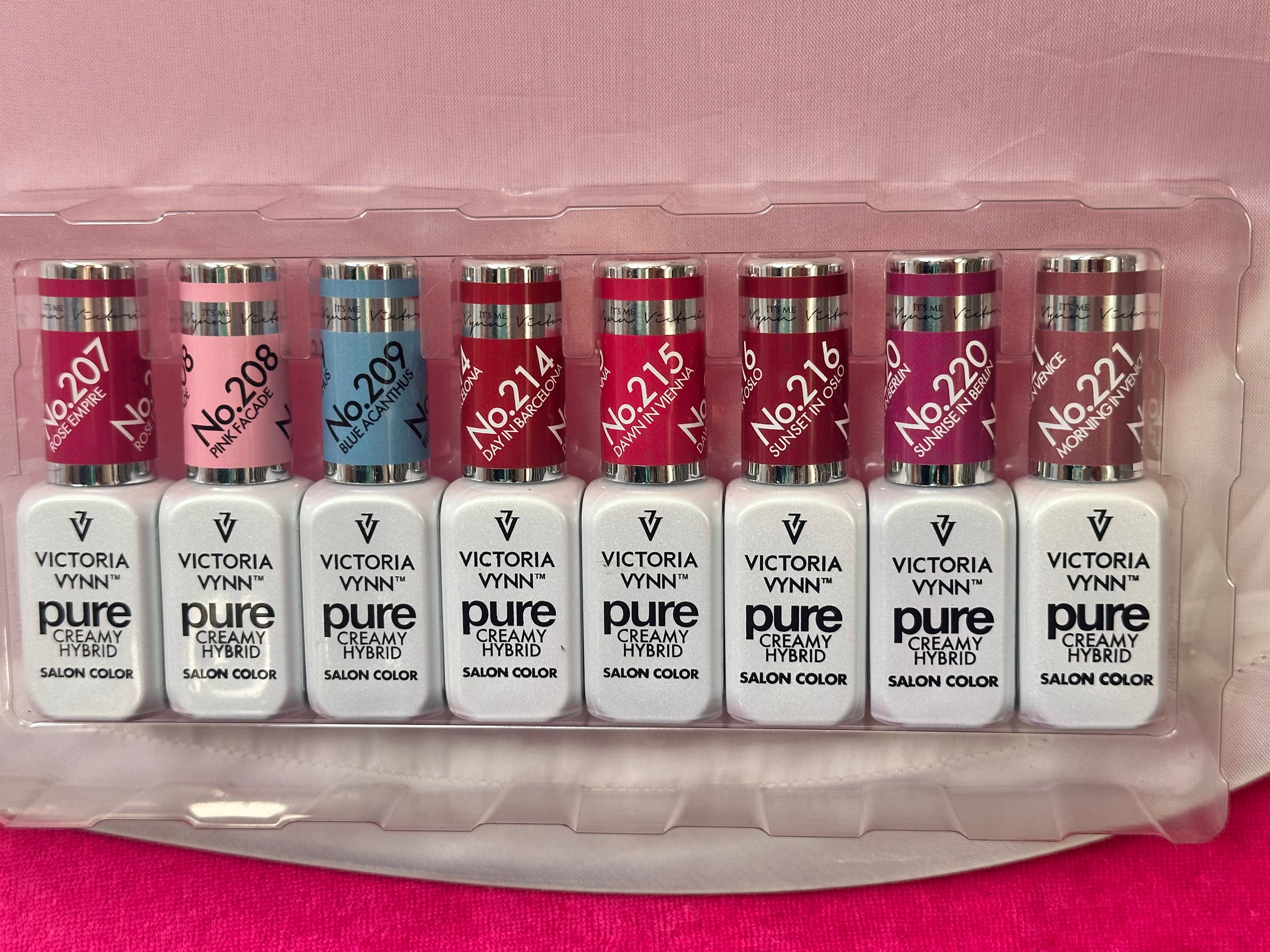 Pure Creamy Gel polish set 8 pcs Cities Vibe