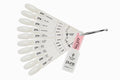COLOR CHART PURE VEGAN INSIDE COLOR PINK + PASTEL 268-277 Unpainted