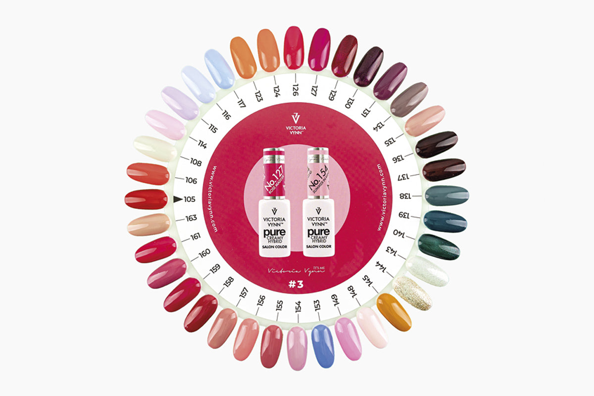 COLOR CHART 03 Pure Creamy Hybrid 105-163