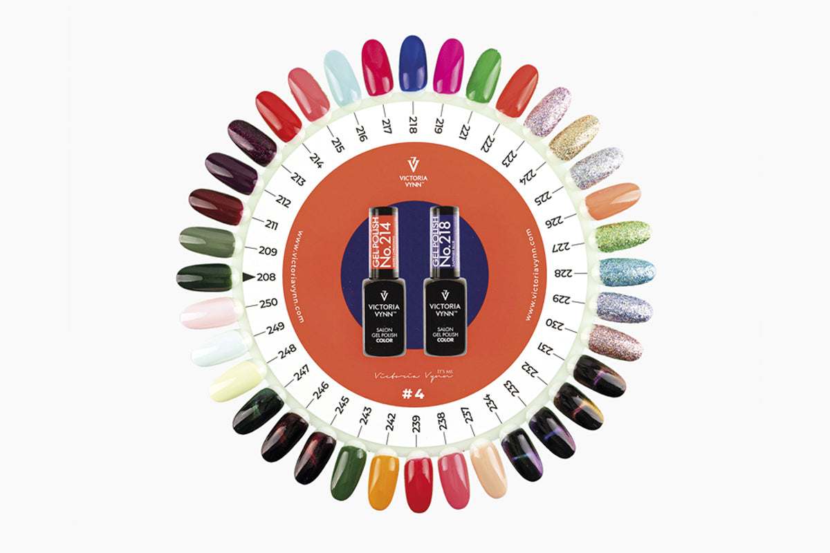 COLOR CHART 04 Gel Polish 208-250