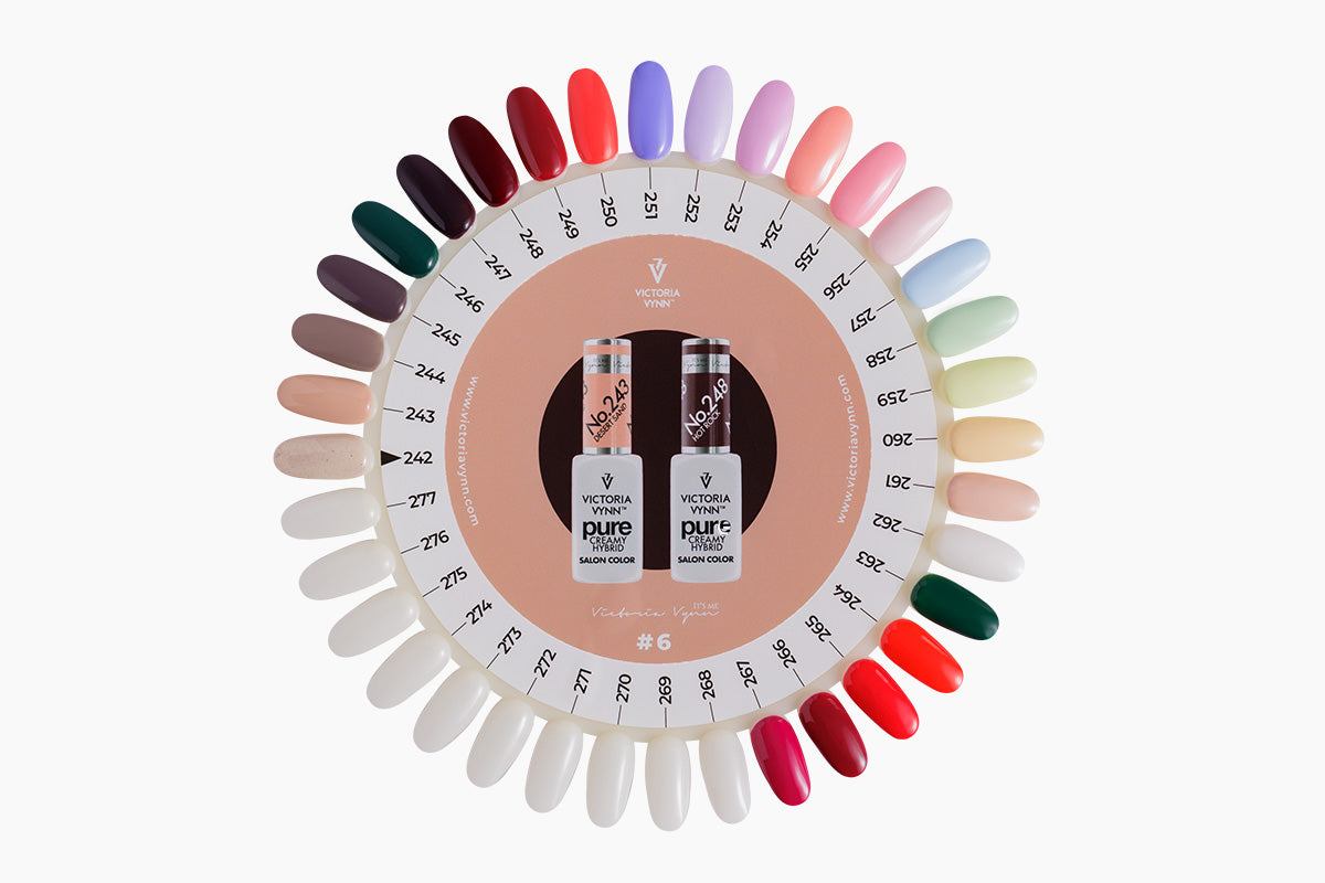COLOR CHART 06 Pure Creamy Hybrid 242-277