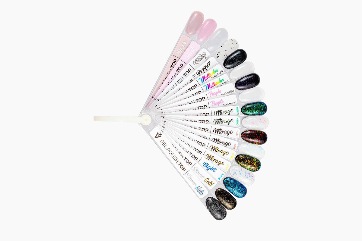 COLOR CHART Gel Polish Tops