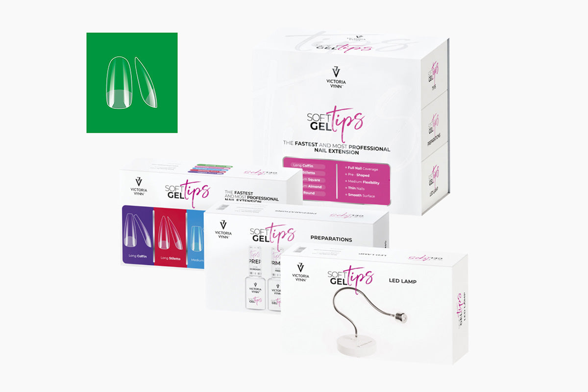 SOFT GEL TIPS SET with Short Round